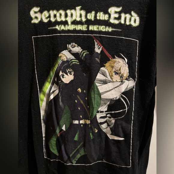 Seraph of the End Unisex T-Shirt Medium Anime Vampire Reign - Picture 4 of 4